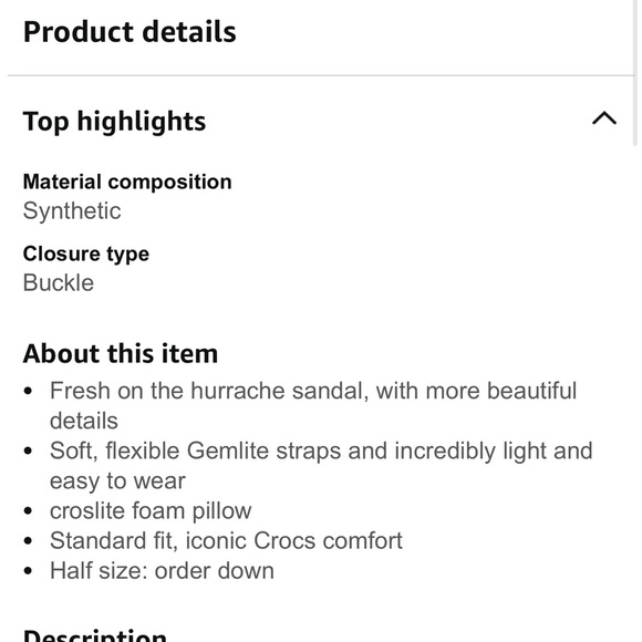 CROCS Tan Strappy Sandals - Picture 4 of 9